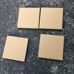 2sqm Ochre yellow matt tiles from Tilestyle