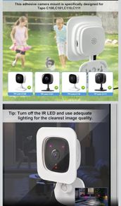 Security camera adhesive window mount for Tapo C100/C101/C110/C111