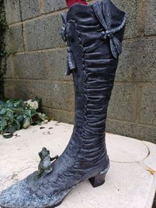 Vintage Witches Boot Umbrella Stand