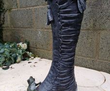 Vintage Witches Boot Umbrella Stand