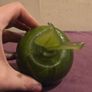 Hand Blown Glass Apple Image 3
