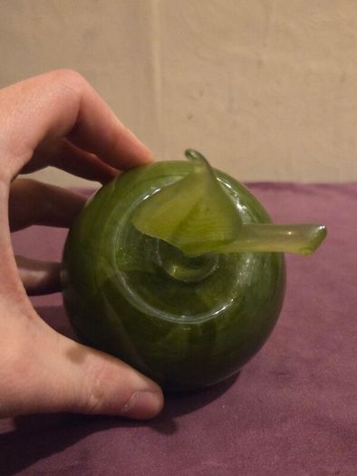Hand Blown Glass Apple