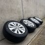 Genuine Volkswagen 16" Alloys & Tyres - Like New, Dunlop Tyres Image 2