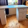 White Wooden Desk Image 2