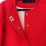 Zara boxy shape red blazer Image 4