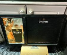 Guinness light up chalk board
