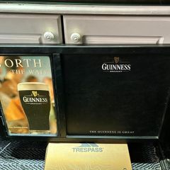Guinness light up chalk board