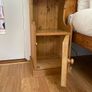 Rustic solid pine bedside locker Image 3