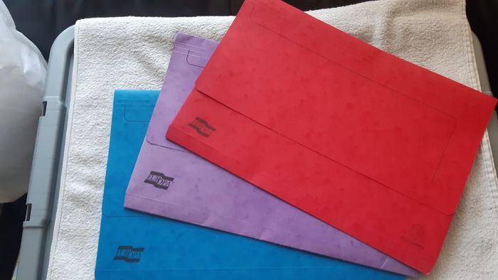 Exacompta Europa Pocket Wallet A4/Follscap File Folders/Envelopes Home Office School College
