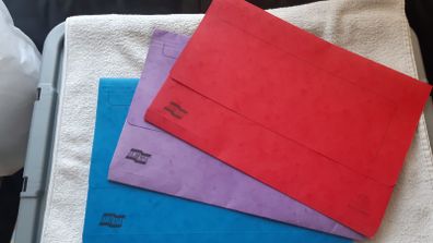 Exacompta Europa Pocket Wallet A4/Follscap File Folders/Envelopes Home Office School College