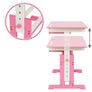 Adjustable Height Children's Desk with Roll Containers Desk Tilt Image 4