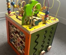 Battat Zany Zoo Wooden Activity Cube Assortment