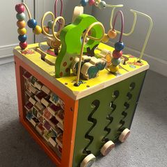 Battat Zany Zoo Wooden Activity Cube Assortment