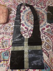 new black and silver handbag