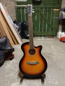 Guitar and stand