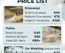 Power washing services