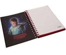 Stranger Things A5 Wiro Notebook with Metallic Cover featuring the Cast of Season 1  (FREE POSTAGE)