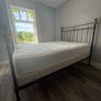 4ft6 Victorian Style Metal Bed , Mattress & Base Included Image 3