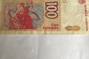 Banknote - Argentina 100 Australes