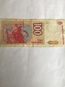 Banknote - Argentina 100 Australes