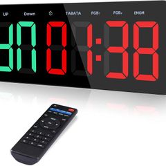 PELLOR Gym Timer - LED Interval Training Timer with Remote Control