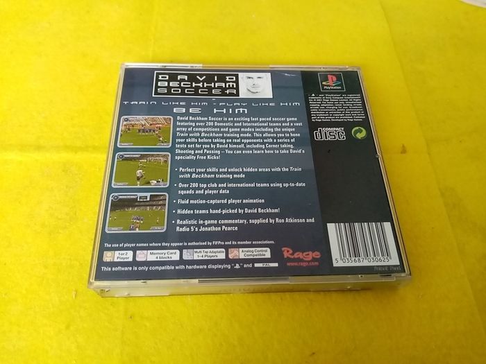 David Beckham Soccer PlayStation 1 Ps1 Games PlayStation 2 Ps2 Games Original