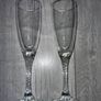 x2 Bundle - Champagne Flutes Twist Stem Glasses Image 2