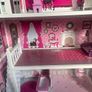 Large 3-Story Wooden Dollhouse with Furniture (1.16m Tall) Image 5