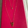 Heart Pave Natuaral Diamonds Necklace Image 6