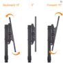 Universal Rolling TV Floor Stand / TV Trolley 32 to 70 Image 4
