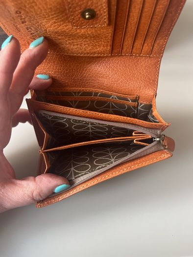 Orla Kiely matching wallet and bag
