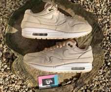 Premium Nike Air Max 1 Rose Leather Gold