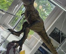 Mattel Jurassic World Jurassic Park Hammond Collection Tyrannosaurus Rex Dinosaur Figure, 24in Long with 14 Movable Joints, Movie Collectible