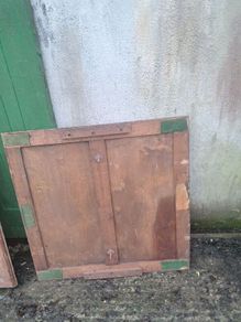 2 antique table tops