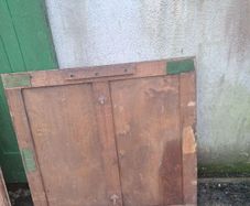 2 antique table tops