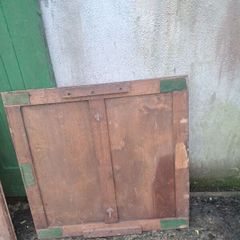 2 antique table tops