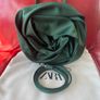 Satin Crossbody Handbag. Deep Silky Green. Brand New With Tags  35.99e new from Zara. Quality Satin dress bag. Beautiful Image 5