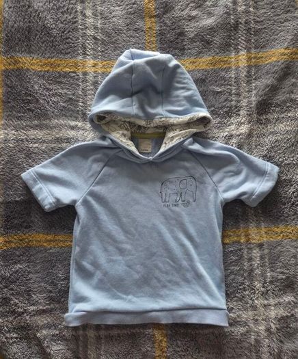 9-12m, John Lewis Hooded Animal Top/ Sweatshirt