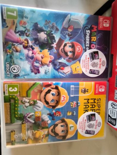 Nintendo Switch OLED White - MINT + Box + Case + 256GB + 2 Games + Warranty 2028