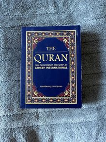 The Quran, English meanings and notes by Saheeh International book