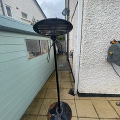 black electric heater