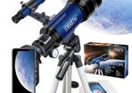 Telescope for Kids Beginners Adult, 70mm Astronomical Refractor Telescope with Adjustable Tripod & & Finder Scope- Portable Travel Telescope Perfect for Kids Children Teens (FREE POSTAGE)