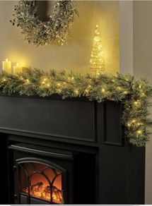 Everlands Christmas LIT Garland NEW