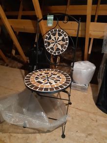 Garden / Patio mosaic chairs x 4