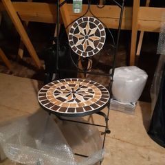 Garden / Patio mosaic chairs x 4