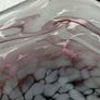 Hand blown curved glass dish Image 6