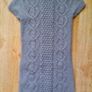 Grey Warm Dress.  Age 7-8 Image 2