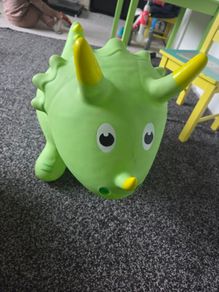 Inflatable dinosaur