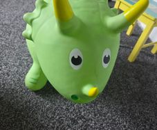 Inflatable dinosaur