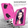 For Amazon Fire HD 8 2024 12th Gen Kids Case Shockproof Cover With Stand - Pink Image 3
